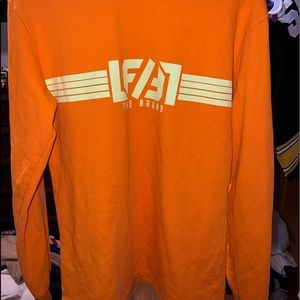 LF orange sweatshirt size small
